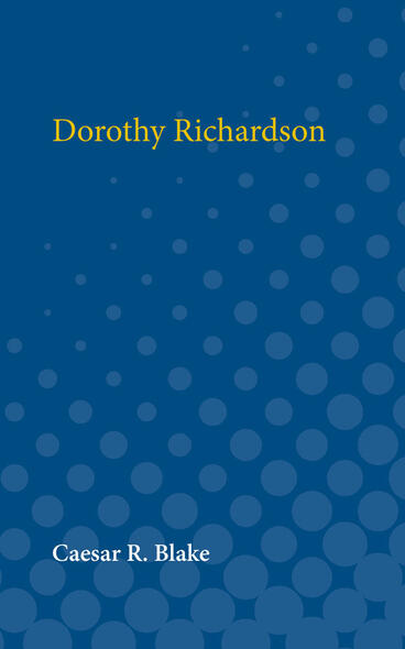Cover of Dorothy Richardson