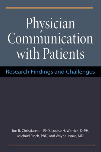 Cover of Physician Communication with Patients - Research Findings and Challenges