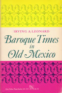 Book cover for 'Baroque Times in Old Mexico'