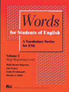 Book cover for 'Words for Students of English, Vol. 2'