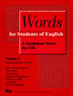 Book cover for 'Words for Students of English, Vol. 4'