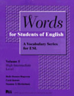 Book cover for 'Words for Students of English, Vol. 5'