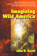 Book cover for 'Imagining Wild America'