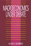 Book cover for 'Macroeconomics under Debate'