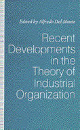 Cover image for 'Recent Developments in the Theory of Industrial Organization'