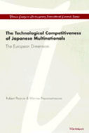 Book cover for 'The Technological Competitiveness of Japanese Multinationals'