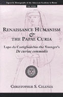 Book cover for 'Renaissance Humanism and the Papal Curia'