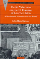 Cover image for 'Pierio Valeriano on the Ill Fortune of Learned Men'