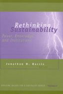 Book cover for 'Rethinking Sustainability'