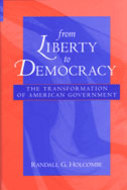 Book cover for 'From Liberty to Democracy'
