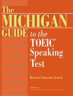 Book cover for 'The Michigan Guide to the TOEIC(R) Speaking Test'