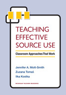 Book cover for 'Teaching Effective Source Use'