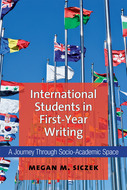 Book cover for 'International Students in First-Year Writing'