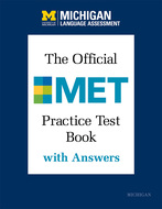 Cover image for 'The Official MET Practice Test Book with Answers'