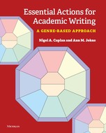 Book cover for 'Essential Actions for Academic Writing'