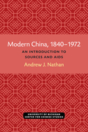 Book cover for 'Modern China, 1840–1972'