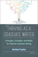 Book cover for 'Thriving as a Graduate Writer'