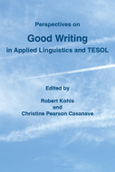 Book cover for 'Perspectives on Good Writing in Applied Linguistics and TESOL'