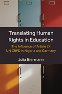 Book cover for 'Translating Human Rights in Education'