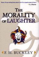 Book cover for 'The Morality of Laughter'