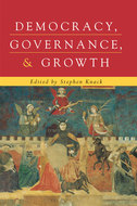 Book cover for 'Democracy, Governance, and Growth'