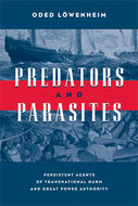 Book cover for 'Predators and Parasites'