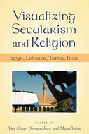Book cover for 'Visualizing Secularism and Religion'