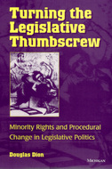 Book cover for 'Turning the Legislative Thumbscrew'