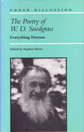 Book cover for 'The Poetry of W. D. Snodgrass'