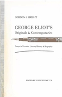 Book cover for 'George Eliot's Originals and Contemporaries'