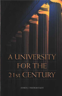 Book cover for 'A University for the 21st Century'