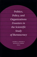 Book cover for 'Politics, Policy, and Organizations'