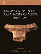 Book cover for 'Excavations in the Area Sacra of Vesta (1987-1996)'