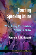Book cover for 'Teaching Speaking Online'