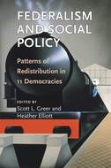 Book cover for 'Federalism and Social Policy'