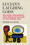 Book cover for 'Lucian’s Laughing Gods'