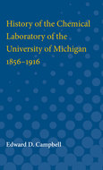 Book cover for 'History of the Chemical Laboratory of the University of Michigan 1856-1916'