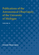 Cover image for 'Publications of the Astronomical Observatory of the University of Michigan'