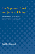 Book cover for 'The Supreme Court and Judicial Choice'