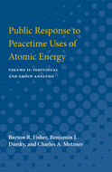 Book cover for 'Public Response to Peacetime Uses of Atomic Energy'