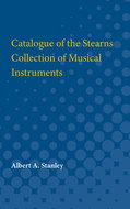 Book cover for 'Catalogue of the Stearns Collection of Musical Instruments'