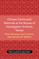 Book cover for 'Chinese Communist Materials at the Bureau of Investigation Archives, Taiwan'