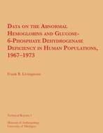Book cover for 'Data on the Abnormal Hemoglobins and Glucose-6-Phosphate Dehydrogenase Deficiency in Human Populations, 1967–1973'