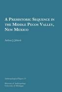 Book cover for 'A Prehistoric Sequence in the Middle Pecos Valley, New Mexico'