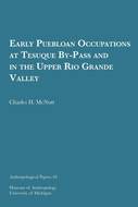 Book cover for 'Early Puebloan Occupations at Tesuque By-Pass and in the Upper Rio Grande Valley'