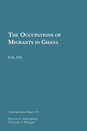 Book cover for 'The Occupations of Migrants in Ghana'