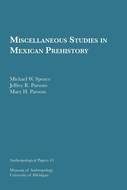 Book cover for 'Miscellaneous Studies in Mexican Prehistory'
