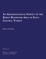 Book cover for 'An Archaeological Survey of the Keban Reservoir Area of East-Central Turkey'