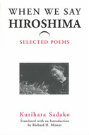 Book cover for 'When We Say “Hiroshima”'