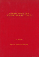 Book cover for 'Grundlagen des koptischen Satzbaus'